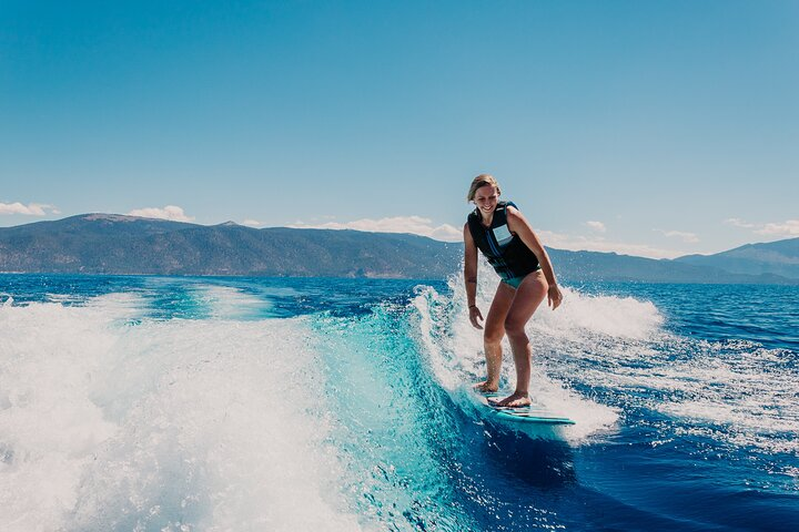 Private Wakesurf/Wakeboard Boat Charter Lake Tahoe - Photo 1 of 19